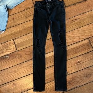 1R Faded Black Hollister Jean Legging